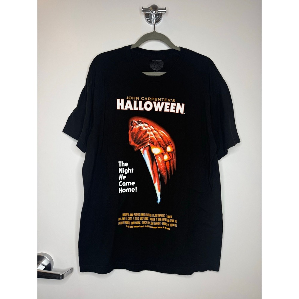 John Carpenter's Halloween XL T Shirt Black Spooky Knife Goth Tee